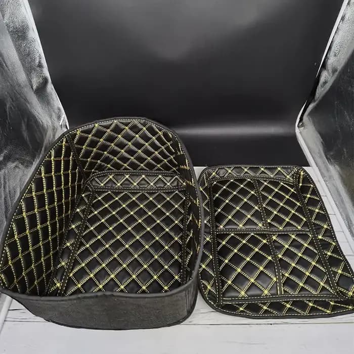 Pour 45L 55L 36L 65L 40L, sac de protection intérieur en cuir PU pour coffre de voiture en alliage d'aluminium, conteneur intérieur de coffre à bagages