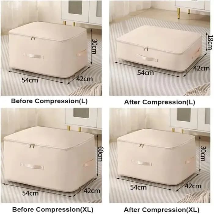Sac de rangement à Compression anti-poussière