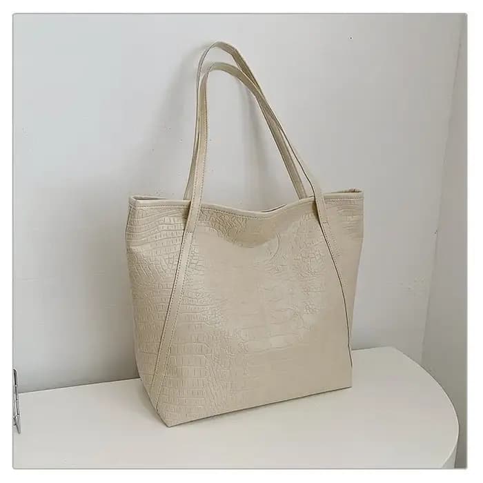 Sac fourre-tout à bandoulière pour femme en PU