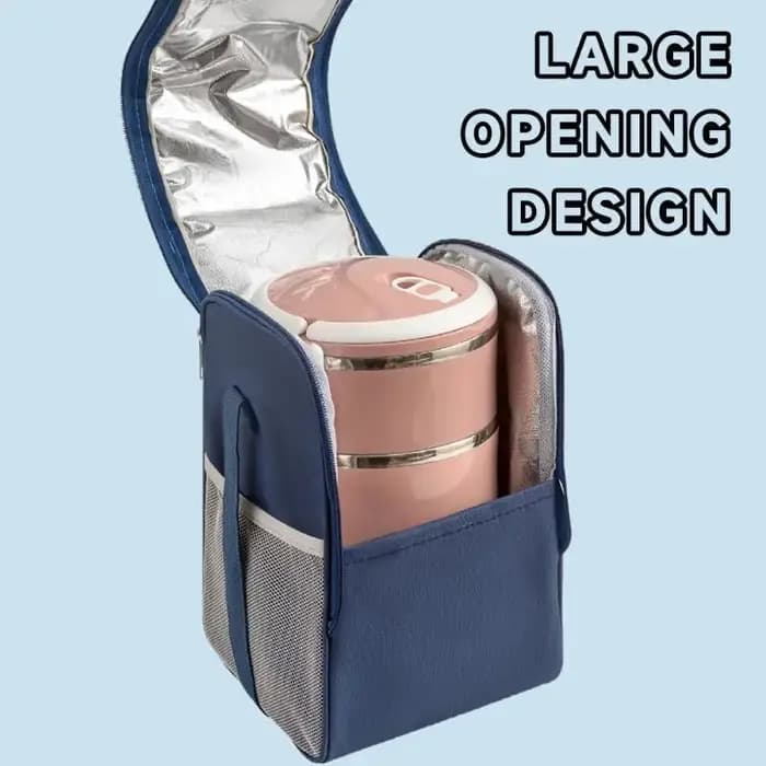 Sac Isotherme Double Compartiment Grande Capacité avec Bandoulière