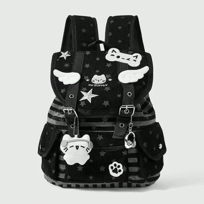 Sac à dos noir Punk Academy