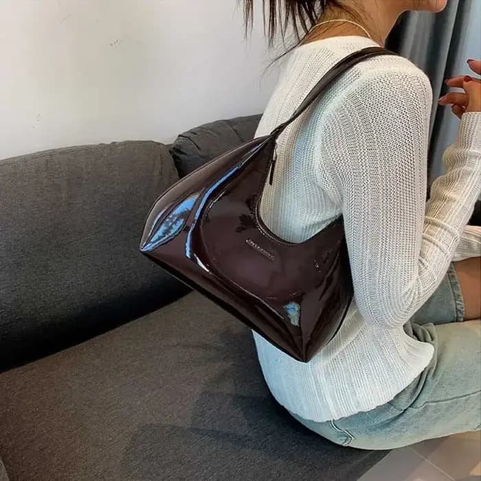 Sacs à bandoulière solides de styliste pour femmes
