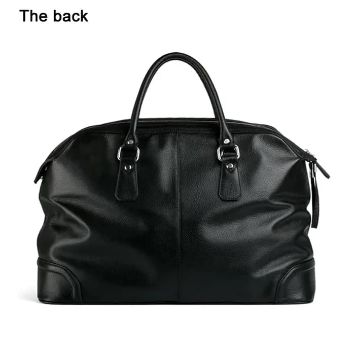 Sac de voyage de luxe en cuir véritable pour hommes
