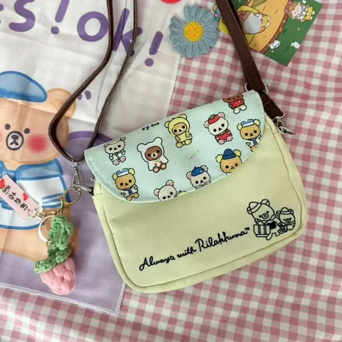 Sac bandoulière pliable Rilakkuma