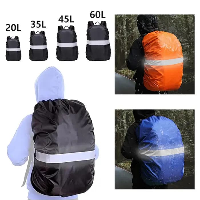 Juste de pluie imperméable pour sac à dos avec sangle