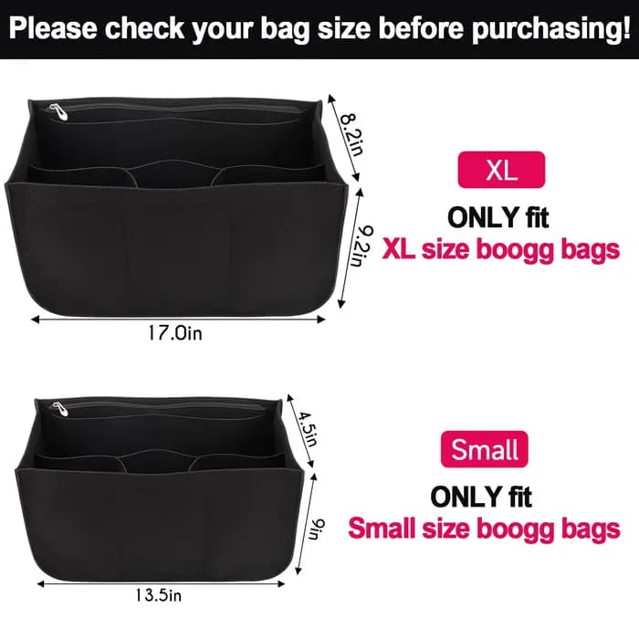 Doublure de rangement de sac de plage pour sac Boogg/fourre-tout simplement du sud