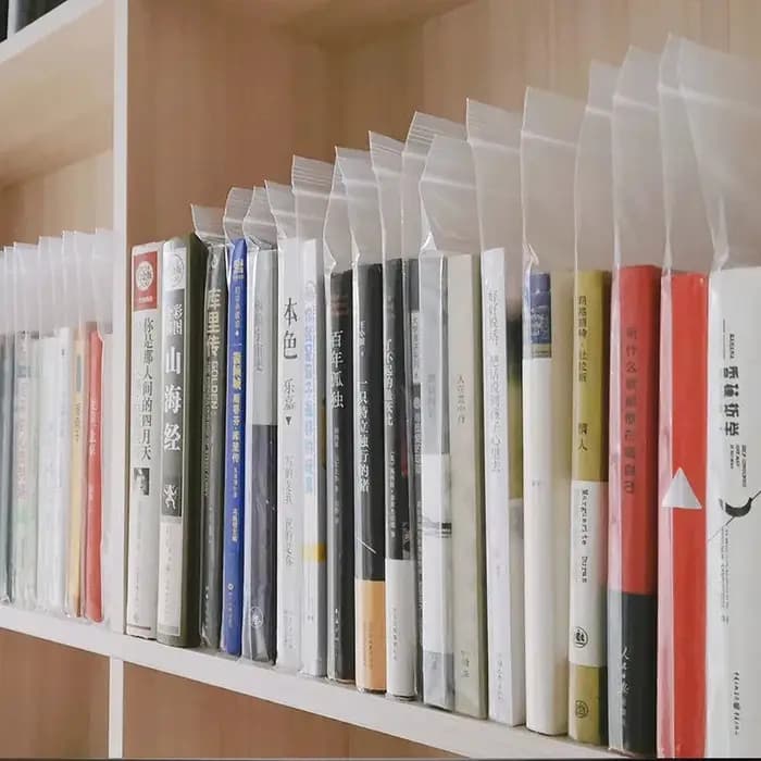 Nouveau sac de protection anti-poussière et résistant à l'humidité, rangement de livres, couverture
