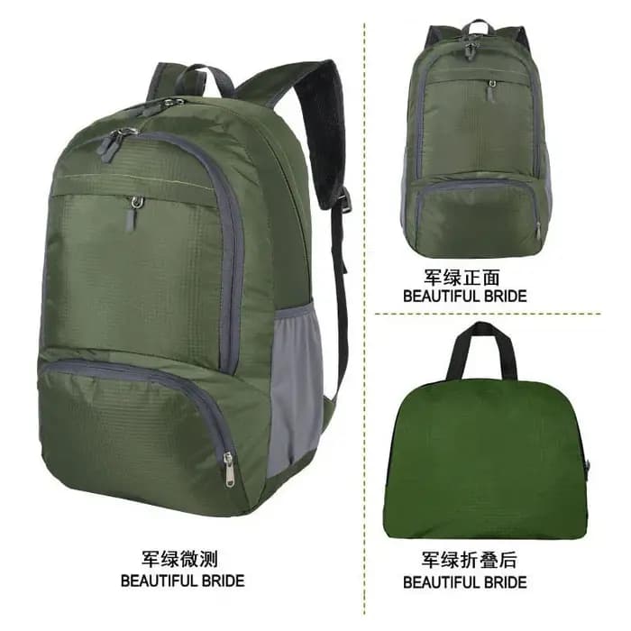Sac à dos pliable sac d'alpinisme en plein air loisirs sport voyage sac pliant cartable étudiant