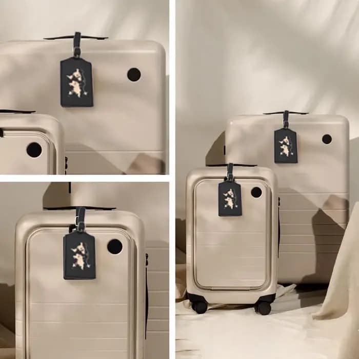 Étiquettes de bagages, porte-étiquettes