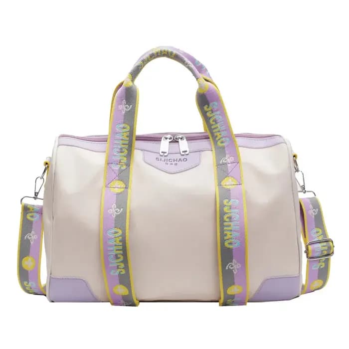 2026 plus récent sac de voyage à main polyvalent à la mode avec lettre sangle sac à bandoulière sac à bagages