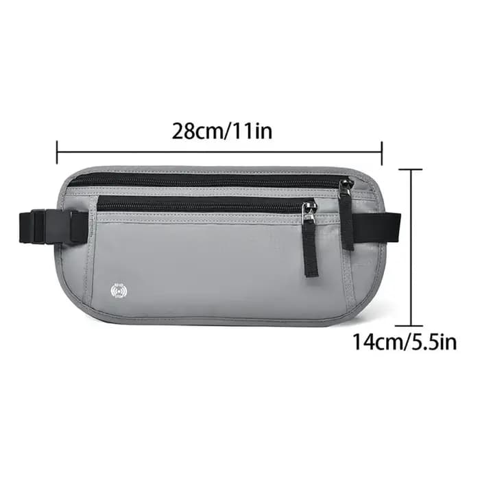 Sac de Passeport RFID Créatif, Poudres de Téléphone, Pack de Taille Multicolore, Portefeuille Antivol, Sac de Certificat, Jogging, Voyage