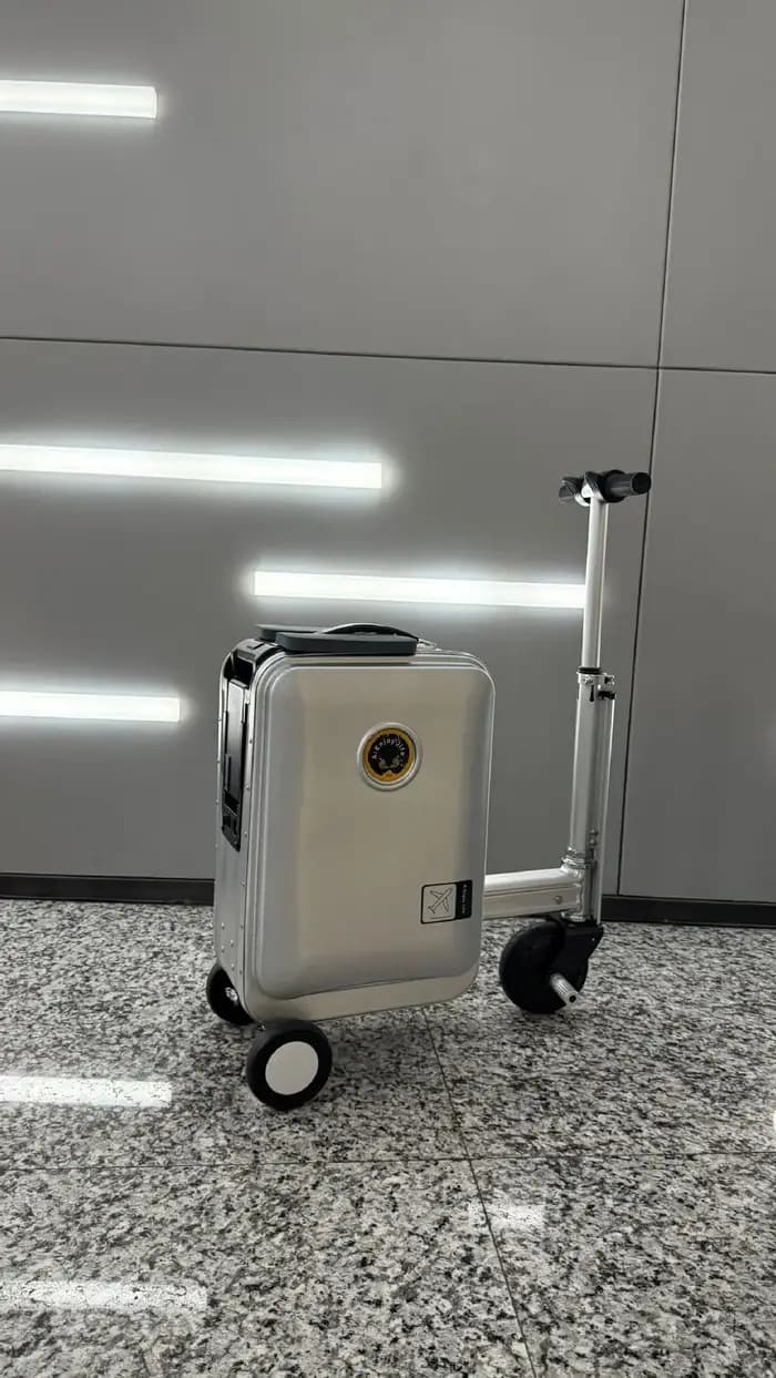 Valise électrique tout-terrain 2026 avec batterie ultra longue durée, valise cabine 20 pouces avec m