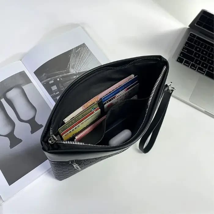 Sac d'affaires design en cuir pour hommes