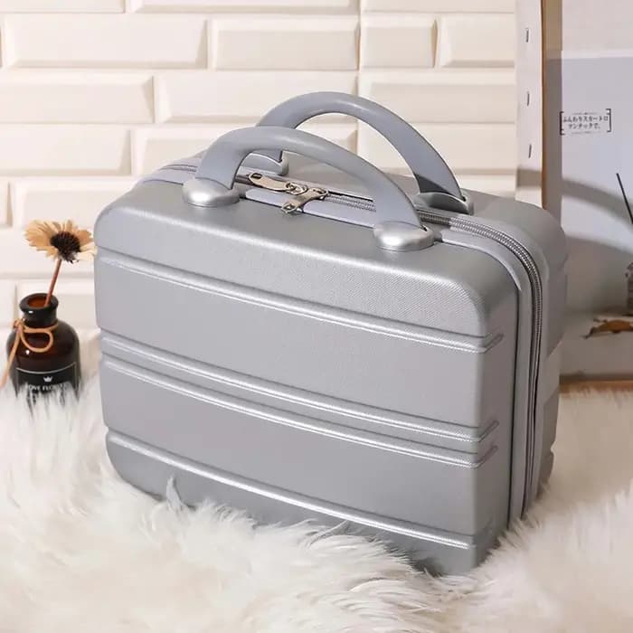 Nouveau style valise bagages chauds étui à cosmétiques 14 "vintage petite boîte de rangement sac de maquillage Mini cérémonie à main boîte-cadeau en gros