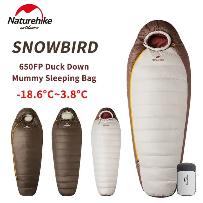 Natureifa-Sac de Couchage Snowbird pour Adulte