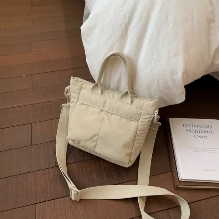 Sac à bandoulière de Style Harajuku pour femmes, sac à bandoulière léger de couleur unie, sac carré