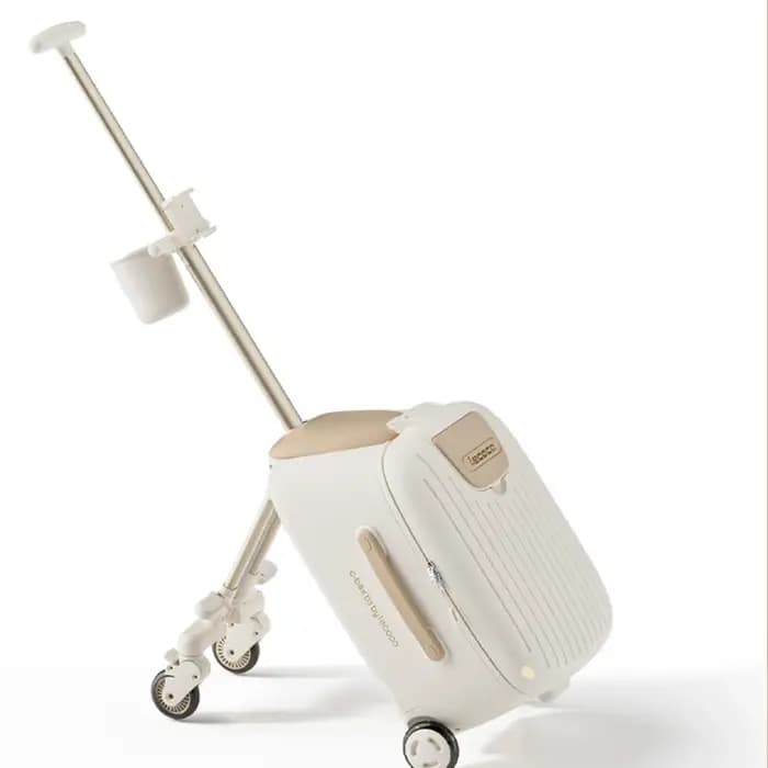 Valise enfant 2-en-1 séparable 20 pouces avec siège et porte-gobelet