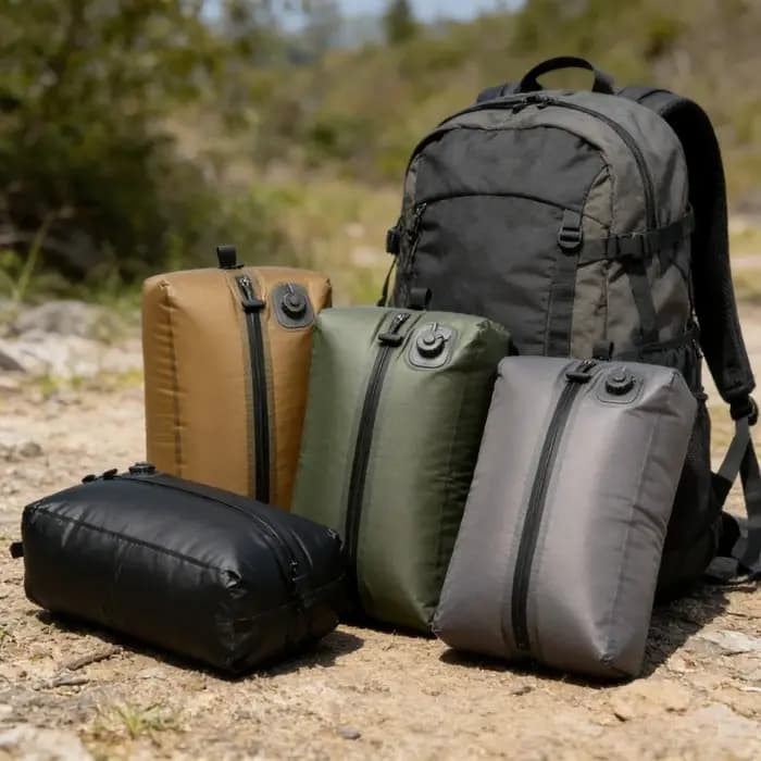 Sac de rangement sous vide automatique avec pompe à air intégrée