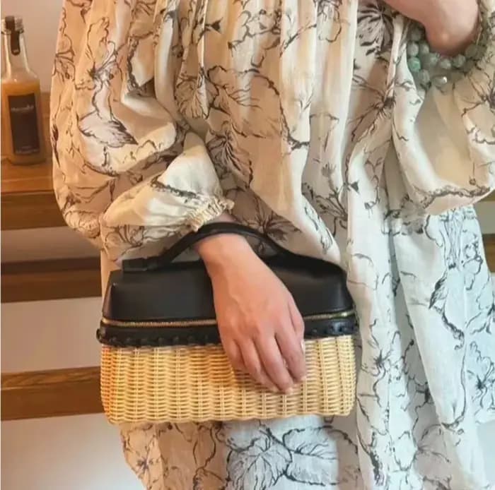 Sac de voyage tissé pour femme