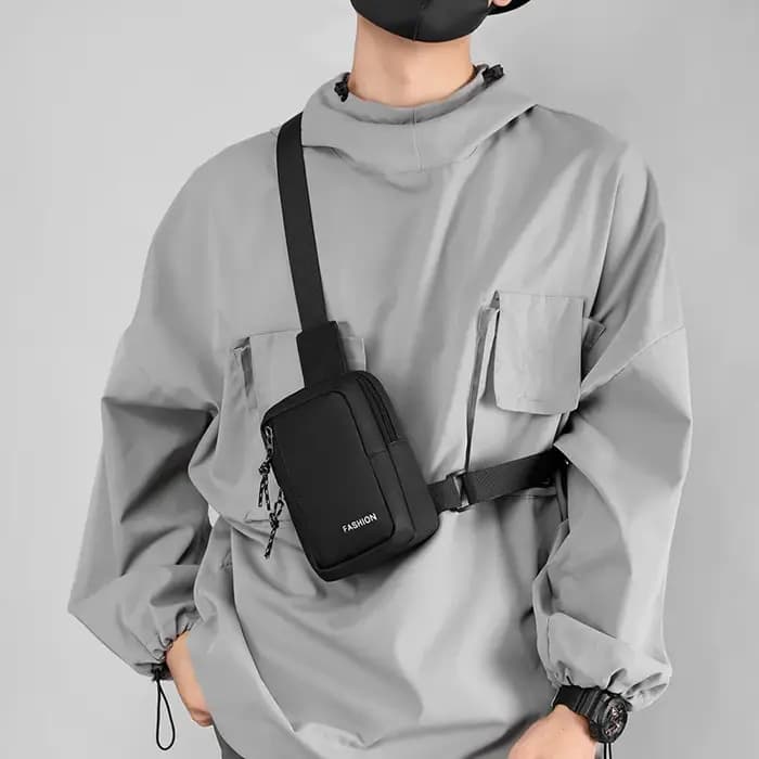 Mini sac de poitrine pour homme et femme