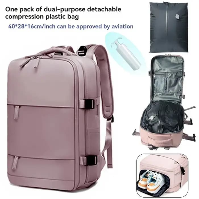 Sac à dos de voyage sous vide avec pompe