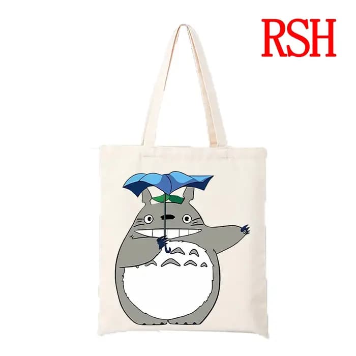 Sacs en toile Totoro pour femmes