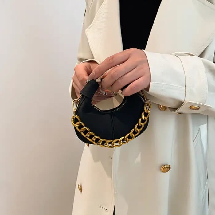 Mini sac à bandoulière en cuir PU pour femmes