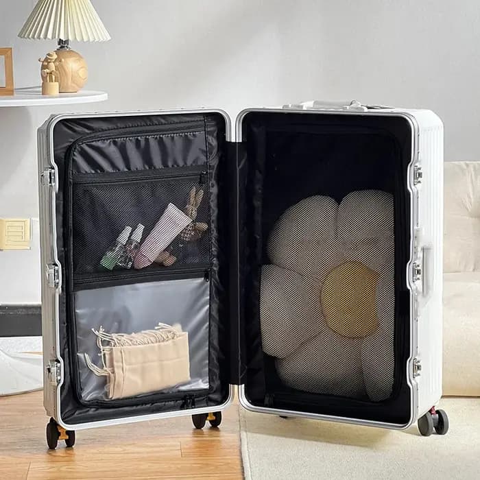 Valise de voyage grande capacité avec cadre en aluminium