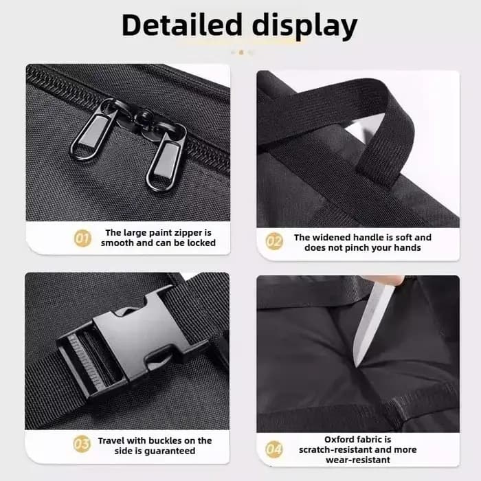 Sac de rangement pliable grande capacité pour bagages à main
