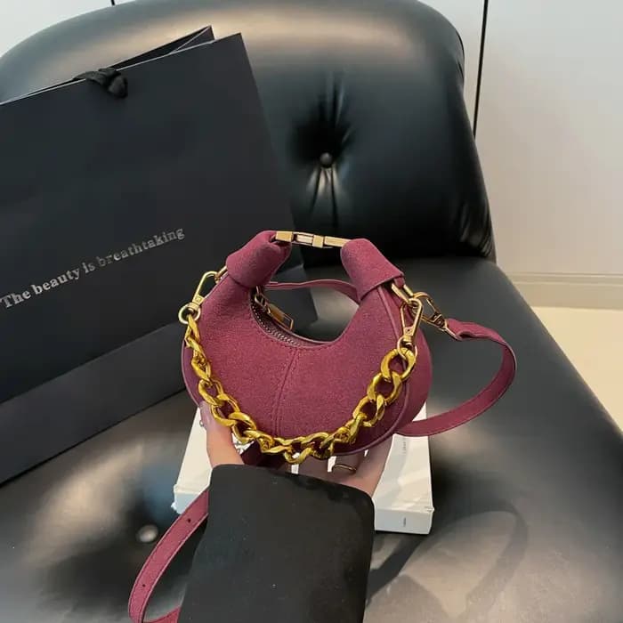 Mini sac à bandoulière en cuir PU pour femmes
