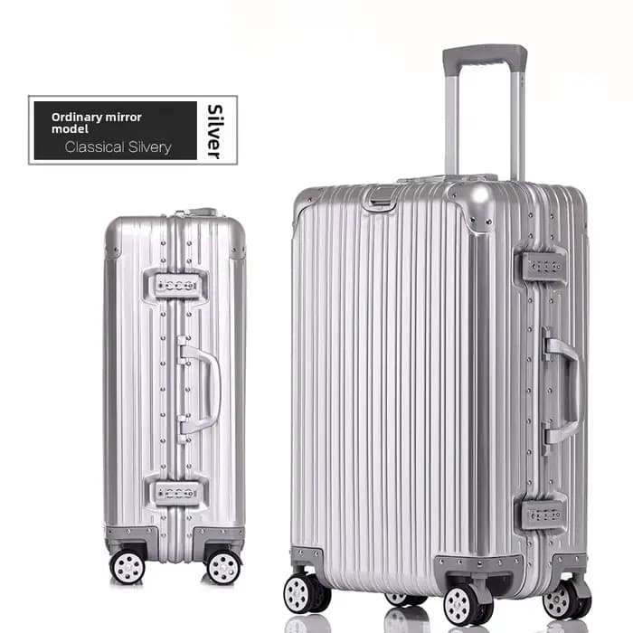 KLQDZMS – bagages allemands en alliage d'aluminium et de magnésium, valise de cabine de 20 pouces, g