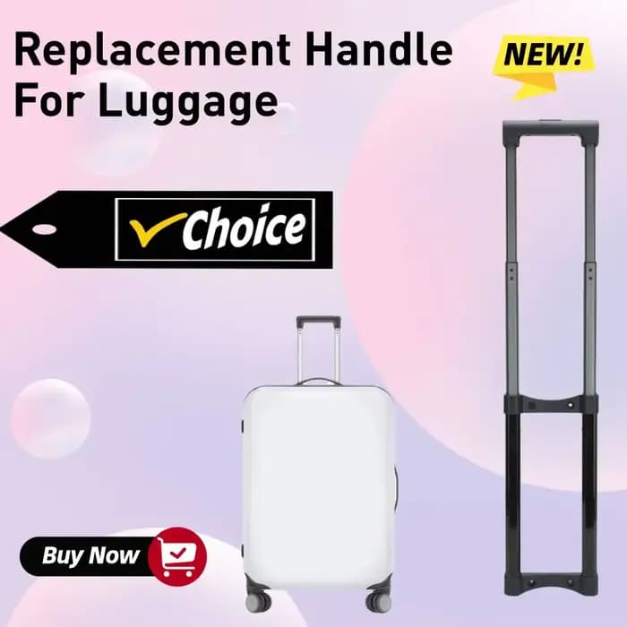 Valise de voyage de remplacement, poignée télescopique, longueur compacte 82cm