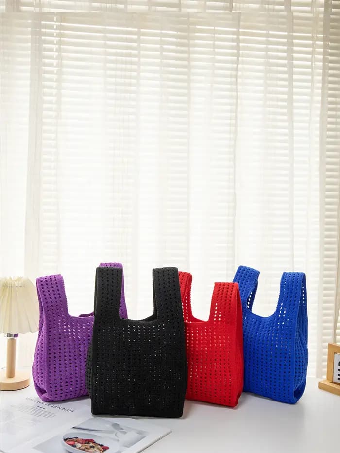 Sac à main tricoté à la main pour femmes