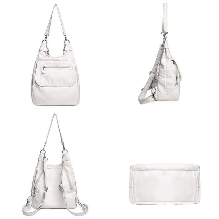 Sacs multifonctions sacs à main de haute qualité Bookbag sacs d'école en cuir souple pour adolescent