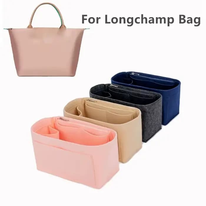 Organisateur de sac à main en feutre pour sac Longchamp