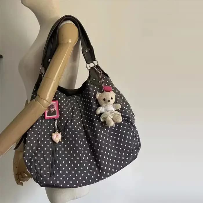 Sac de rangement à pois