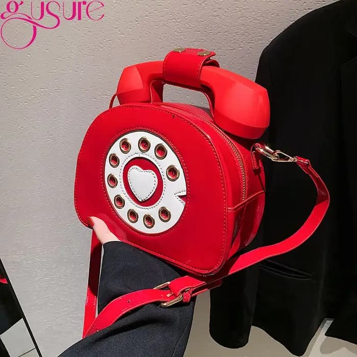 Gusure-Sacs à main en forme de téléphone pour femmes