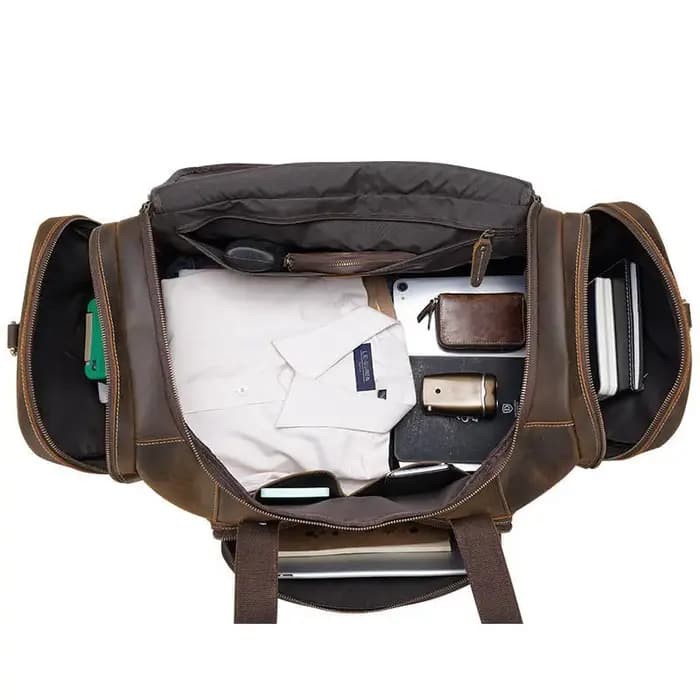 Grand Sac de Voyage en Cuir group pour Homme