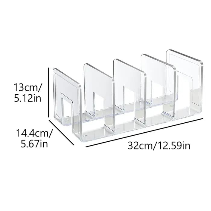 Présentoir de sac à main en plastique transparent, étagère de Cisco, sac à main de synchronisation,