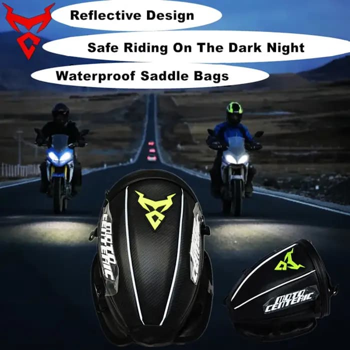 Sac arrière de moto étanche