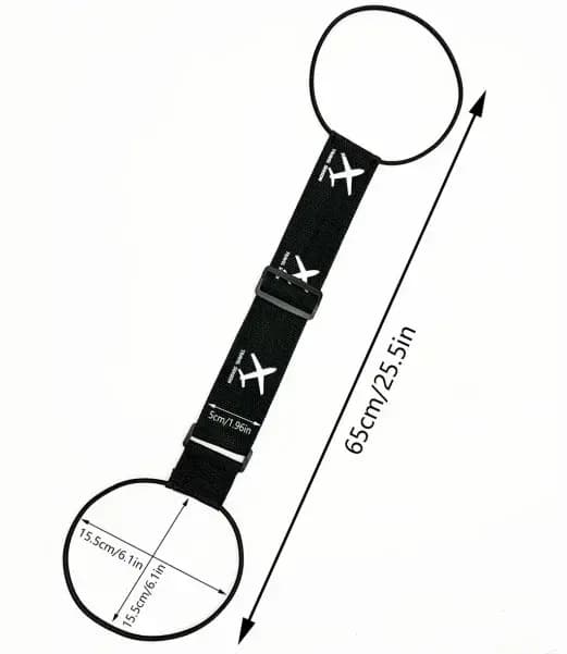Sangle de fixation pour bagages en nylon imprimé motif avion