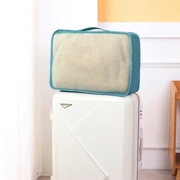 Sac de rangement de voyage grande capacité, pochette de tri pour vêtements, organisateur portable multi-compartiments pour la maison et l'extérieur