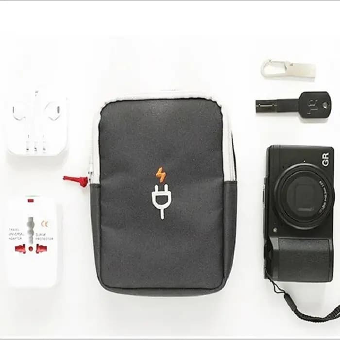 Organisateur de chargeurs de voyage, sac portable pour câbles électroniques, étui de voyage pour gadgets numériques pour cordons, batterie externe, écouteurs, câble USB