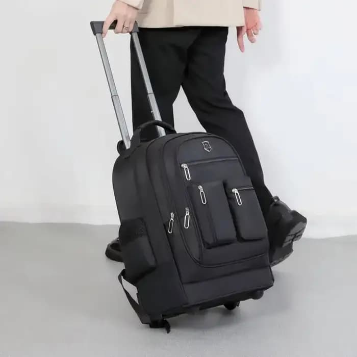 Sac à dos de voyage de grande capacité avec roulettes pour hommes