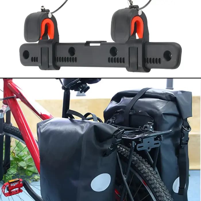 Clip de fixation réglable pour sacoche latérale de vélo
