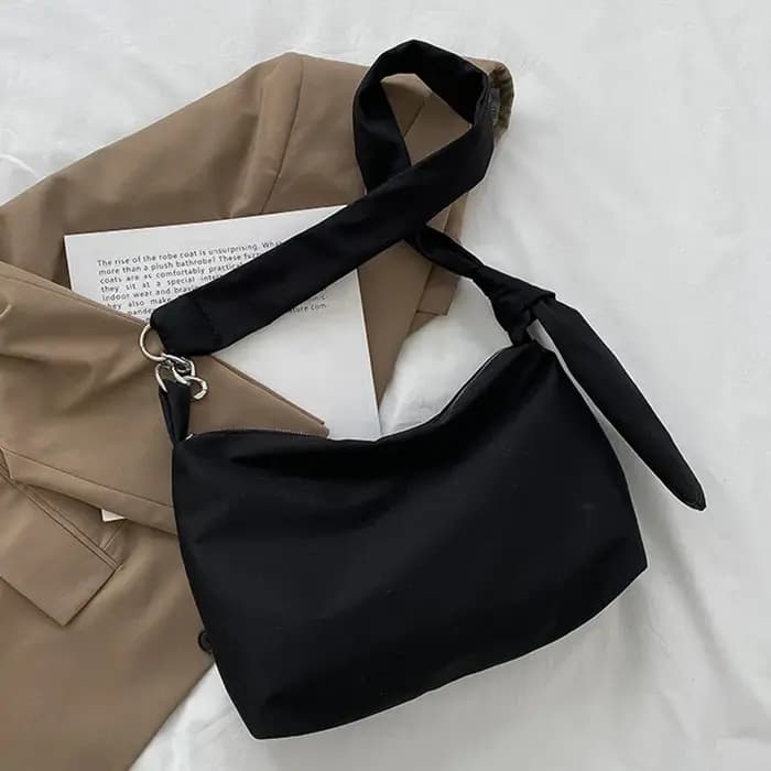 Sac à bandoulière noir pour femmes et filles
