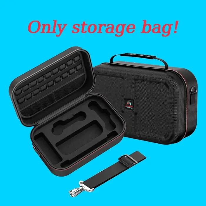 Un sac de rangement carré de grande capacité adapté au Switch 2. Stockage de voyage portable. Durable. Sac
