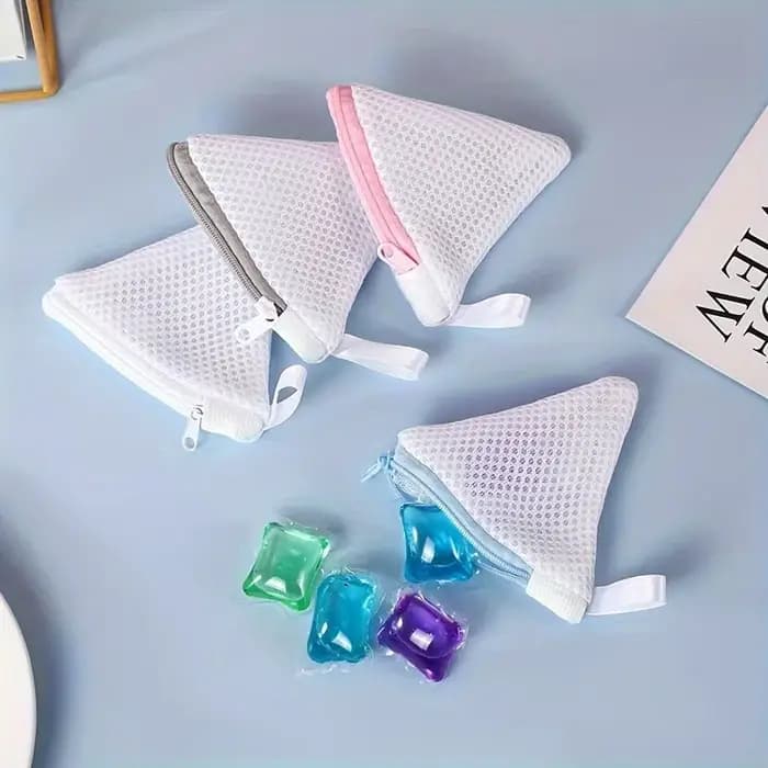 2 sacs de rangement pour chaussettes et petits objets avec fermeture éclair