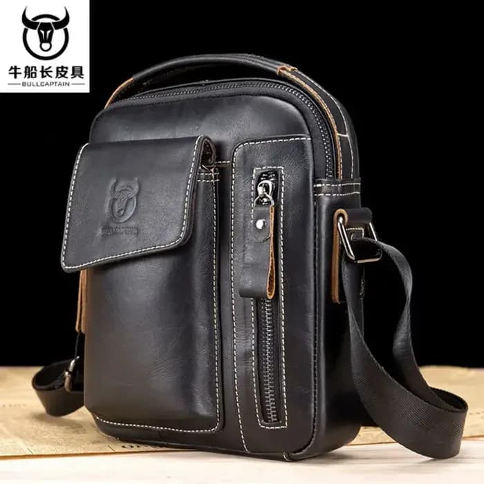 Sac à Main à Bandoulière en Cuir de Vache group pour Homme