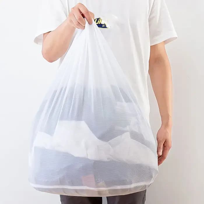 Grand sac de lavage en filet pour linge sale
